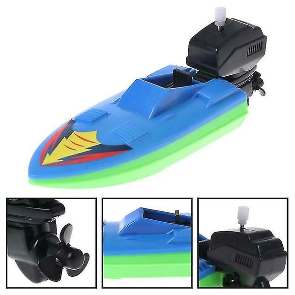 Clockwork Boat Toy Kid Wind Up Clockwork Boat Ship Toys Bath Toy For Children Carousel 2