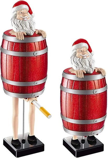 Funny Cigarette Case Cigarette Holder Cigarette Box Pop Up Wooden Barrel Ciga Carousel 1