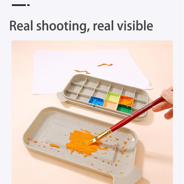 Washing Bucket Grey Pen 3 In 1 Multi-purpose Paint Brush Basin Paint Box Colo Carousel 5