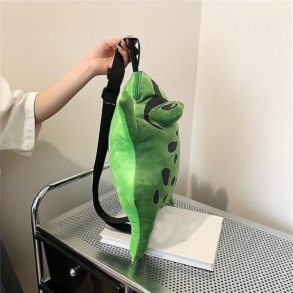 Selling Cub Frog Plush Doll Backpack Cute Cartoon Storage Large Capacity Bag Carousel 2