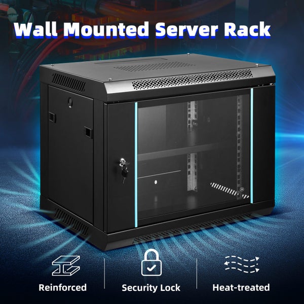 9U Cabinet Server Network Data Rack Wall Mount Carousel 1