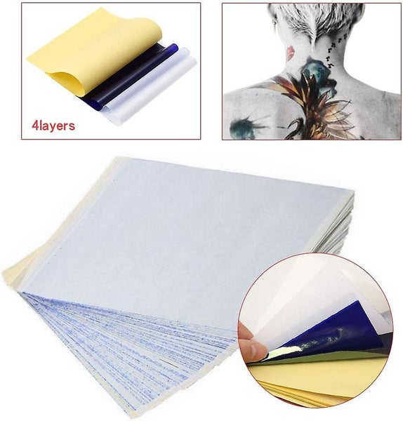 50 Sheets Graphite Paper Tattoo Tracing Paper Carousel 2