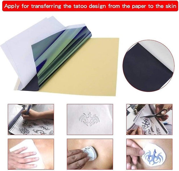 50 Sheets Graphite Paper Tattoo Tracing Paper Carousel 5