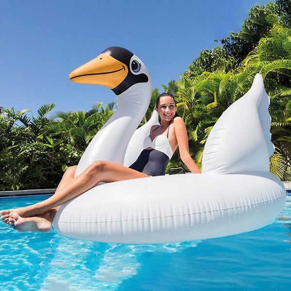 Children's Water Floating Bed Inflatable Floating Row Swan Water Bed Swan Moun Carousel 2
