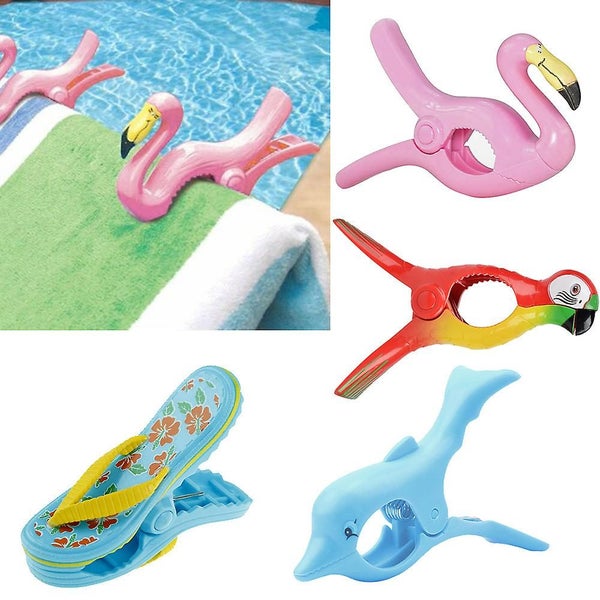Plastic Simulation Animal Drying Clip 2flamingo Carousel 2