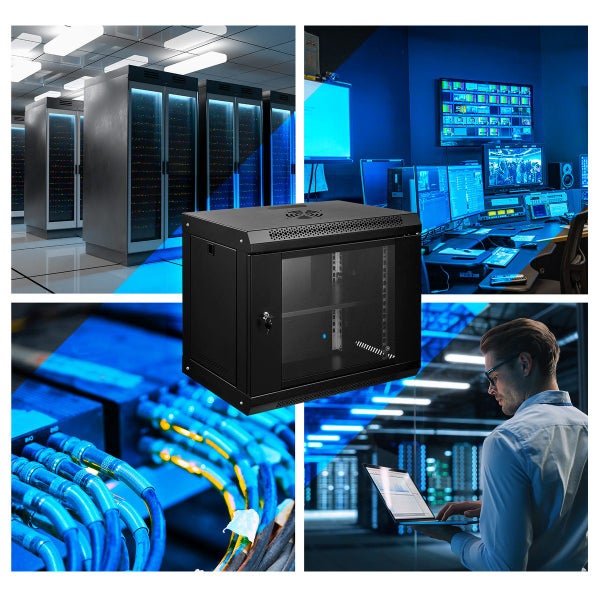 12U Server Network Data Rack Cabinet Carousel 2