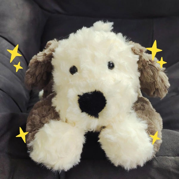 Super Soft Silly Cute Tummy Time Puppy Plush Toy Doll Internet Celebrity Red C Carousel 5