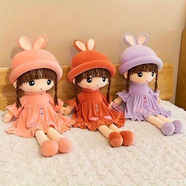 Cute Ragdoll Plush Dolls Girls Fluffy Cute Rag Doll Plush Soft Stuffed Toy Do Carousel 2
