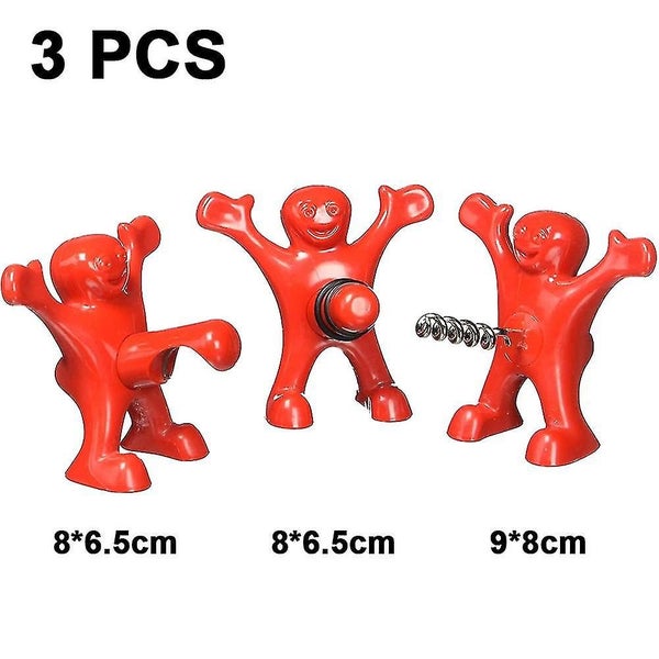 Set of 3 Bottle Stopper, Corkscrew, and Opener - Perfect for Bartenders and Gift Carousel 2