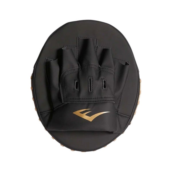 Everlast Elite Cardio Boxing Gloves & Focus-Mitt Combo Black/Gold Fitness Pack Carousel 6