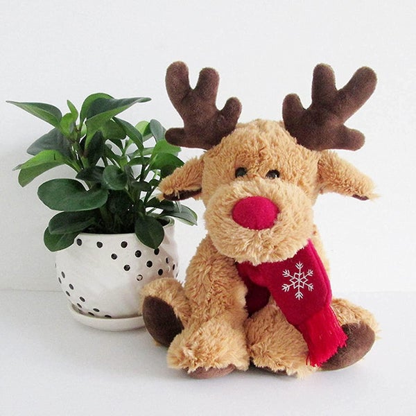 Christmas Reindeer Plush Toy x mas Stuffed Elk Doll Toy Soft Plush Stuffed Dol Carousel 1