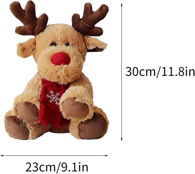 Christmas Reindeer Plush Toy x mas Stuffed Elk Doll Toy Soft Plush Stuffed Dol Carousel 5