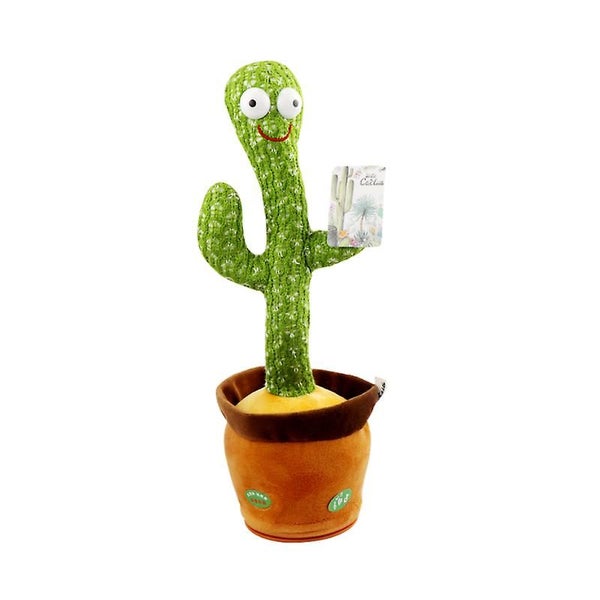 Dancing Cactus Bluetooth Speaker Talking Voice Repeat Plush Dancer Toy Talk Pl Carousel 1