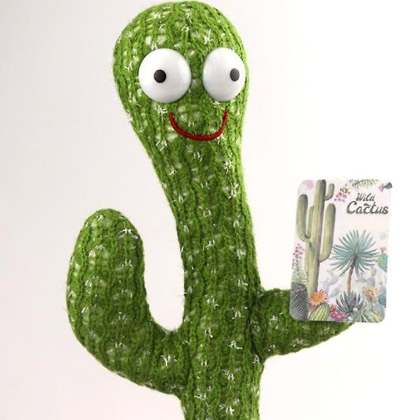 Dancing Cactus Bluetooth Speaker Talking Voice Repeat Plush Dancer Toy Talk Pl Carousel 2