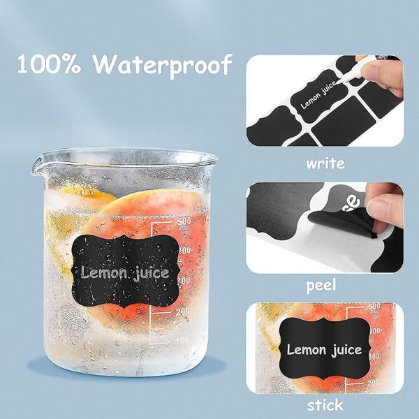 240pcs Chalkboard Labels Reusable Waterproof Blackboard Stickers Removable Lab Carousel 5