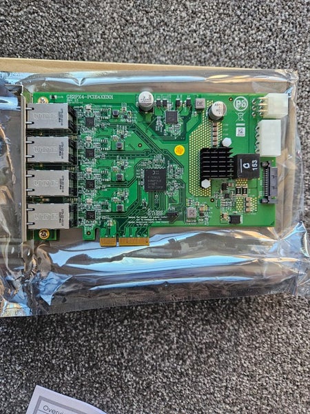 Quad 2.5G POE PCI Network card Carousel 1