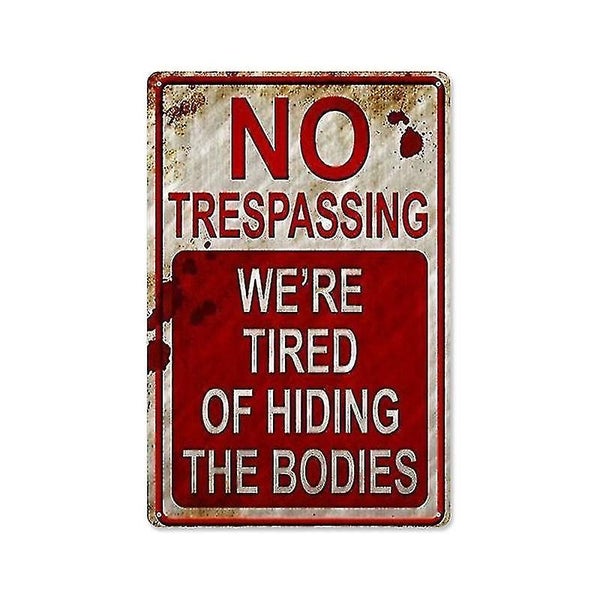 Halloween Decorations Halloween Funny Metal Sign Vintage Signs Cool Signs For Carousel 1