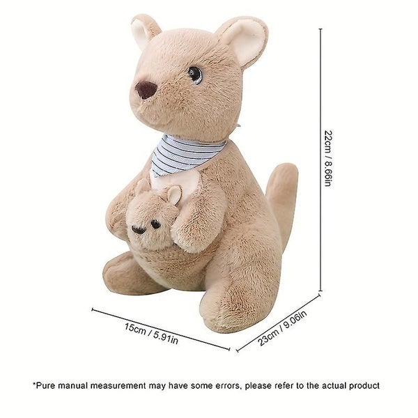 Mother And Child Kangaroo Doll Cute Kangaroo Baby Souvenir Parent-child Plush Carousel 2