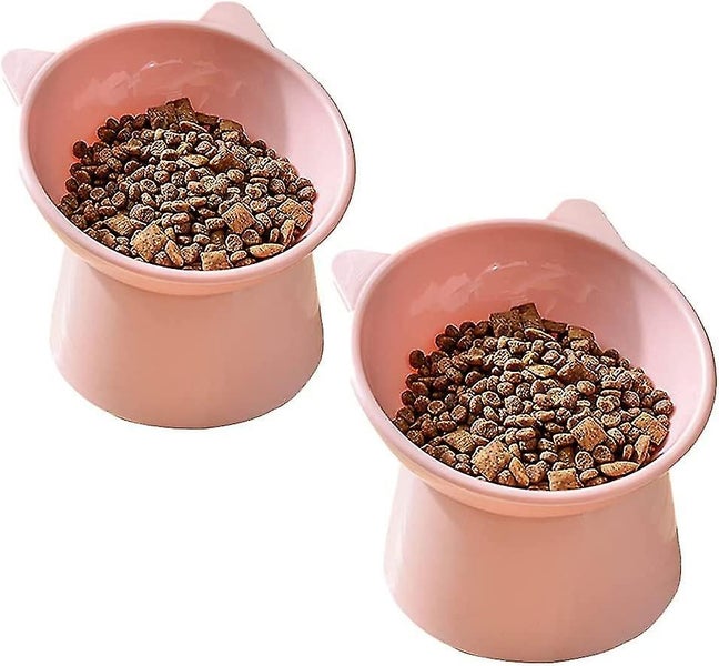 Cat Bowl Dog Bowl Elevated Cat Bowl, Anti Vomiting Cat Bowl, Non-slip Food And W Carousel 1