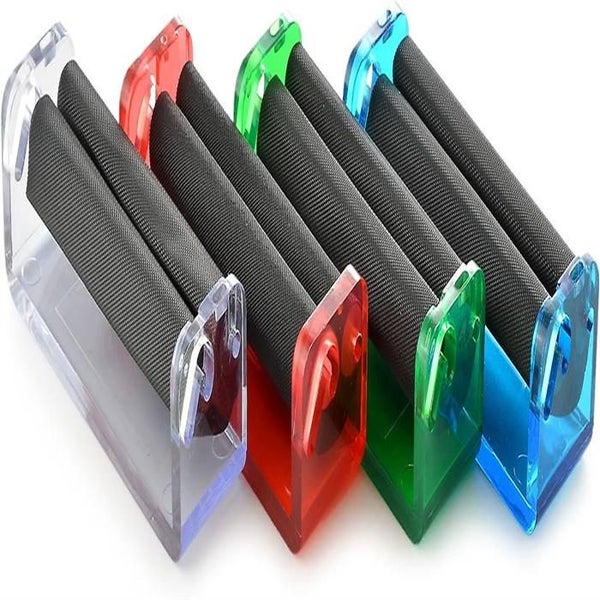 4 Colored Plastic Portable Cigarette Extractor Manual Cigarette Roller 70mm Mi64543046773379110