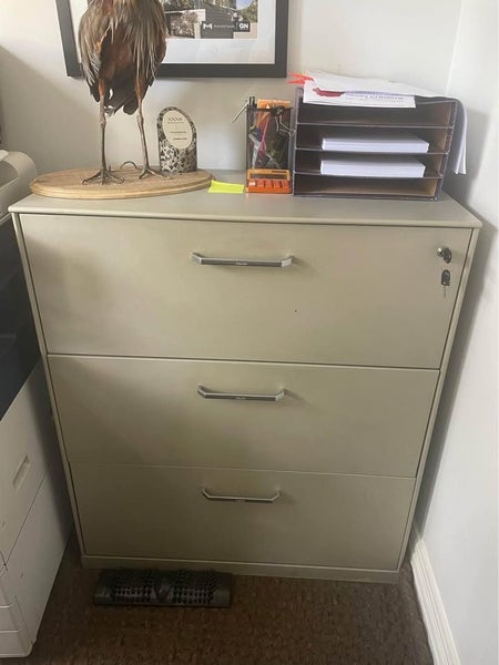 3 drawer Celia Lateral Steel Filing Cabinet Carousel 1