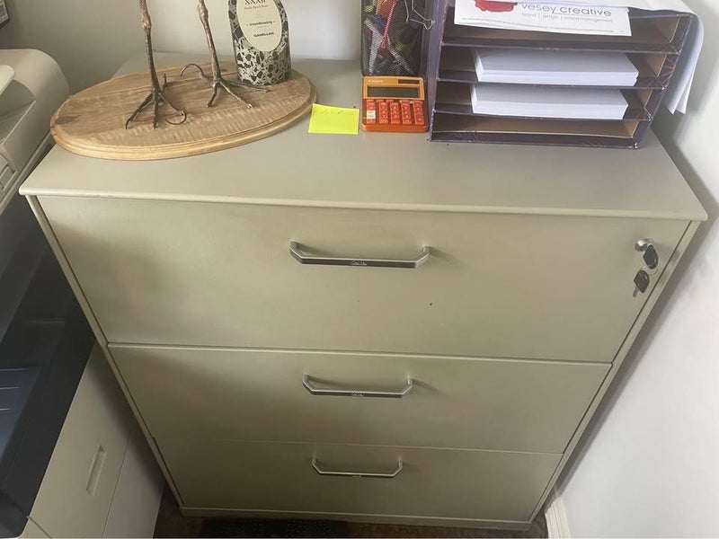 3 drawer Celia Lateral Steel Filing Cabinet Carousel 2
