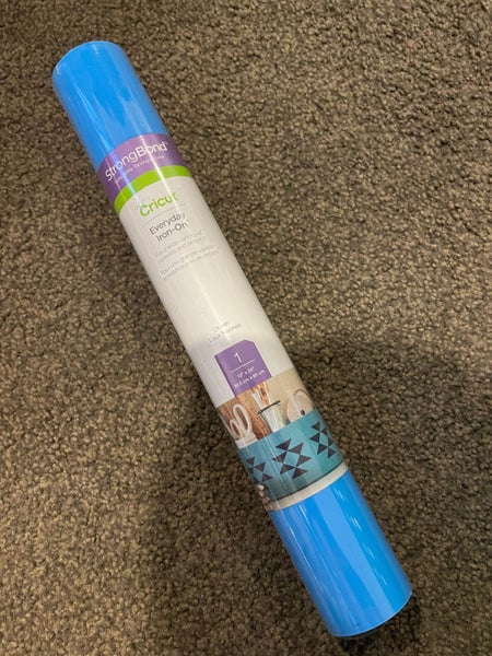 Cricut Everyday Iron-On Neon Blue 12" x 24" Carousel 1