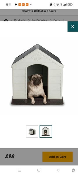 Price drop Fido and fletch medium plastic dog kennel Carousel 1