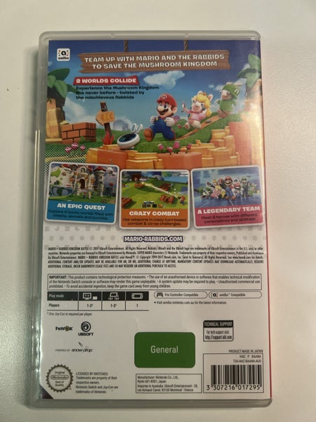 Nintendo Switch Mario & Rabbids Kingdom Battle Carousel 2