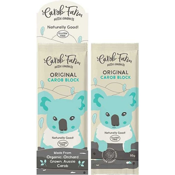 Carob Farm Carob Block Original 12x95g Carousel 1