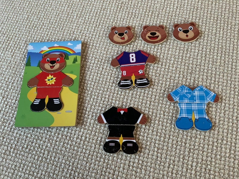Wooden Bear Puzzle Carousel 1