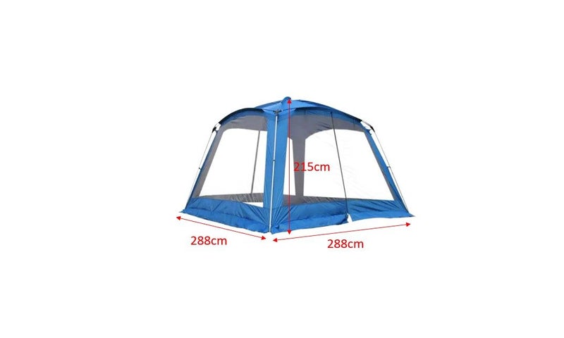 PTN Blue Large Tent Easy Up Gazebo Tent Beach Canopy UV Sun Shade Camping Carousel 2