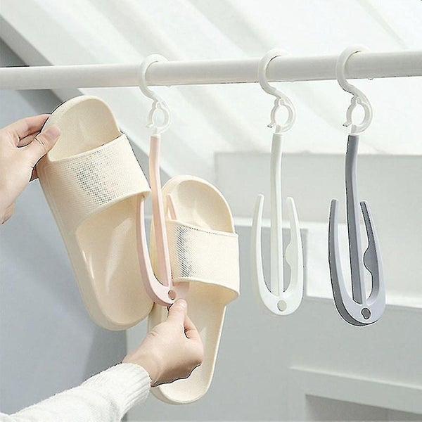 2pcs 360 Degree Rotating Shoe Storage Rack Laundry Storage Plastic Shoe Rack C Carousel 4