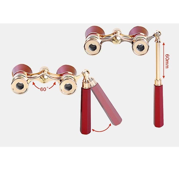 Metal Opera Binoculars Opera Glasses Coated Lens Binoculars With Handle Suitab Carousel 4