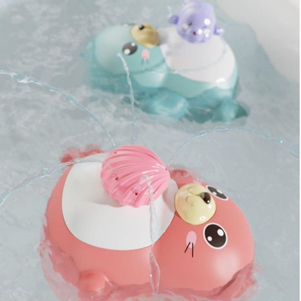 Baby Toys Sea Lion Sprinkler Bathtub Toys For Toddlers Infant Kids Boys Girls Carousel 2