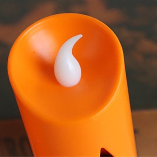 Pumpkin Candle Lamp 3 6pcs Halloween Decor Decoration Candlestick Pumpkin Lamp Carousel 5
