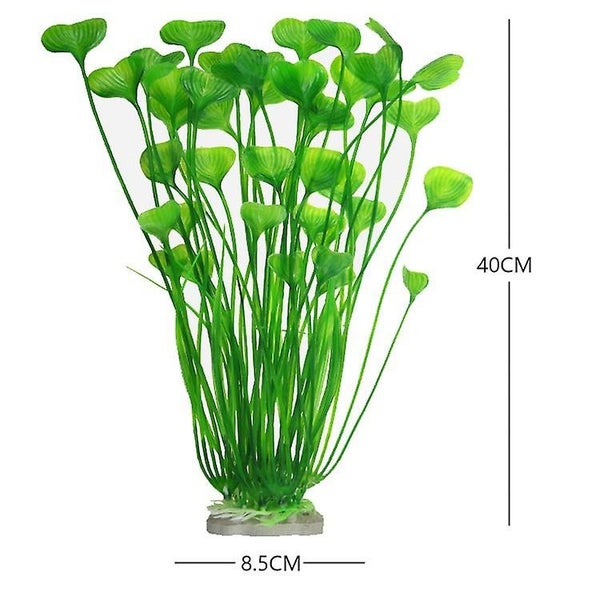 2 Pcs Large Aquarium Aquatic Plant Decoration Plastic Artificial Aquatic Plan Carousel 2