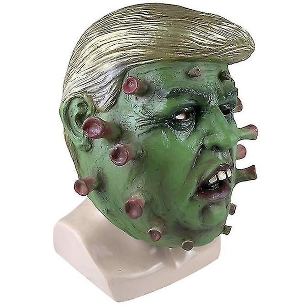 Virus Mask Halloween Decor Horror Full Mask Scary Skull Props Cosplay Costume Carousel 5