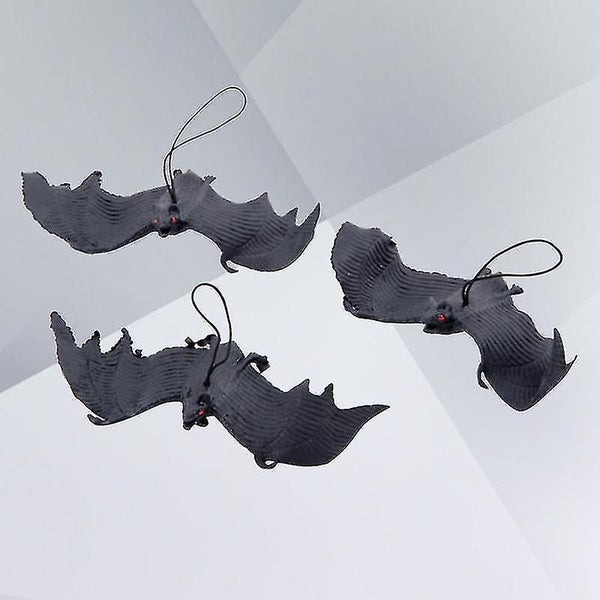 12pcs Halloween Bat for Spooky Halloween Decorations - Perfect for Haunted House Carousel 3