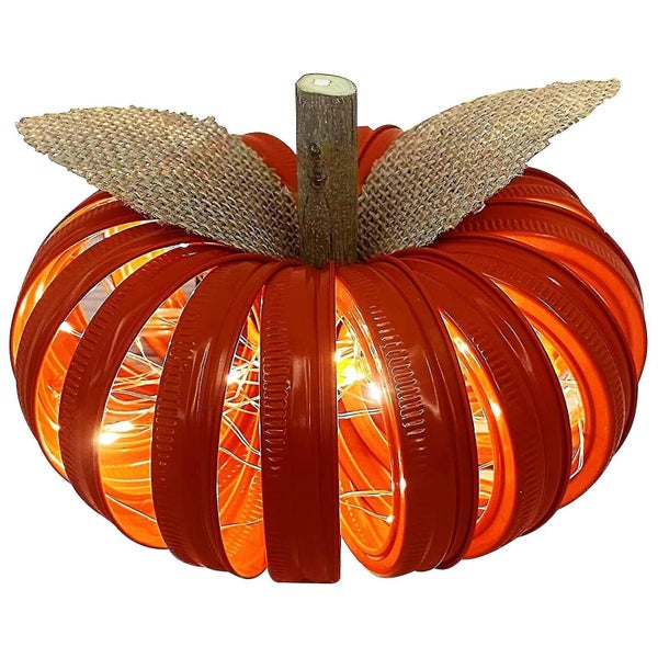 Halloween Pumpkin Lantern Fall Decor Fall Decorations For Home Light Up Mason Carousel 1