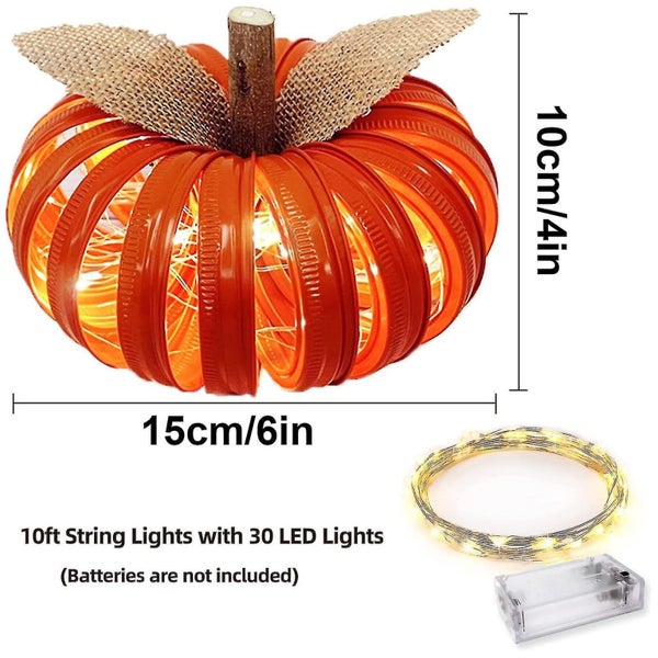 Halloween Pumpkin Lantern Fall Decor Fall Decorations For Home Light Up Mason Carousel 2