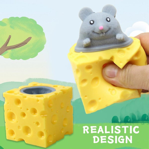 Cheese Rat Squeeze Cup Pinch Relief Toys Irritability Anti Anx iety Stress Toy Carousel 2