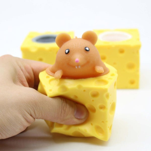 Cheese Rat Squeeze Cup Pinch Relief Toys Irritability Anti Anx iety Stress Toy Carousel 5