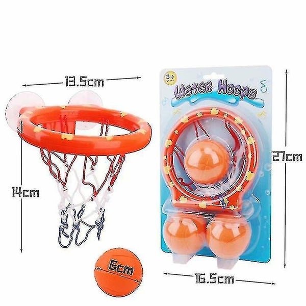 Bath Basketball Toy Set Baby Children's Plastic Sucker Basketball Stand Bath B Carousel 2