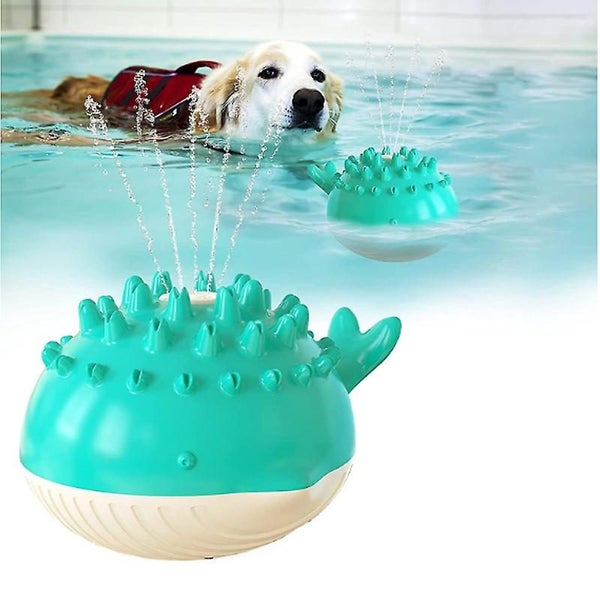 Electric Pet Floating Swimming Pool Dog Toy Multifunctional Molar Sprinkler Su Carousel 2