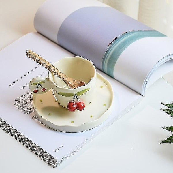 Cute Ceramic Cup Minimalist Afternoon Tea Travel Simple Office |coffee Cup & Sau Carousel 2