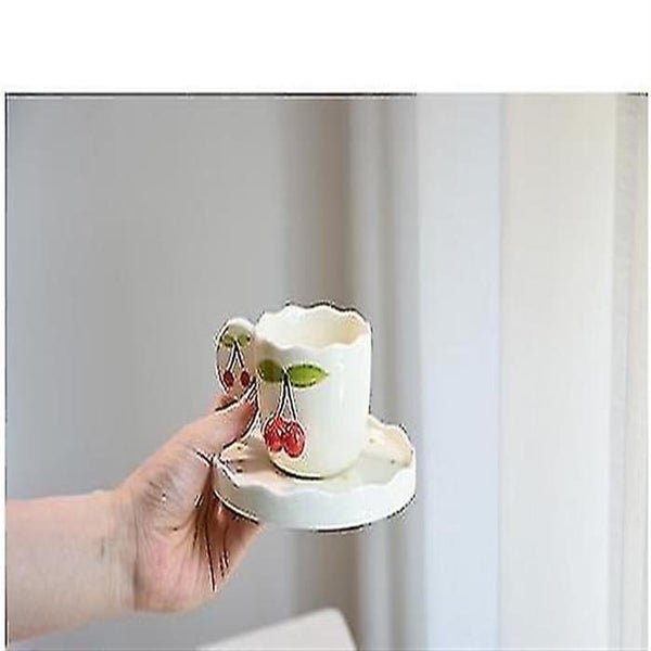 Cute Ceramic Cup Minimalist Afternoon Tea Travel Simple Office |coffee Cup & Sau Carousel 3