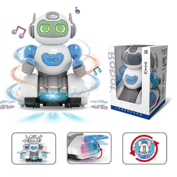Electric Robot Universal Light Music Rotating Dazzling Dance 360-degree Rotati Carousel 2