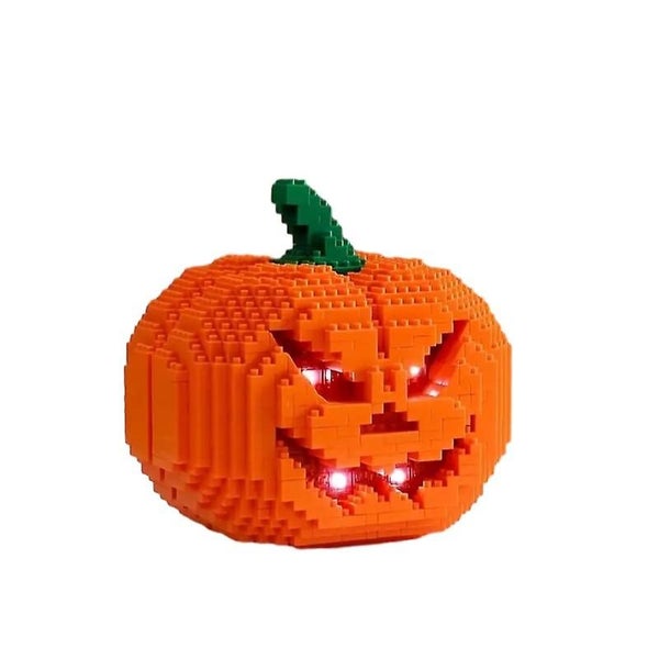 Create Magical Halloween Scenes With This Illuminated Pumpkin Building Blocks Carousel 1