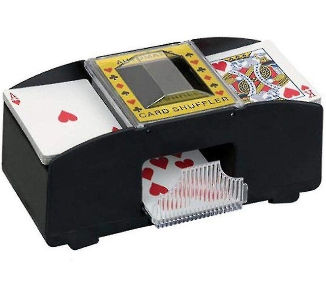 Automatic Shuffler Wooden Playing Cards Card Shuffler Electric Carousel 2
